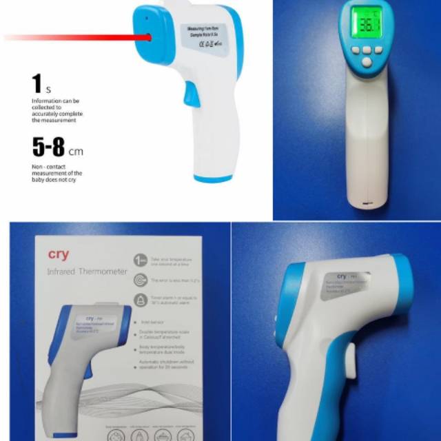 Jual Thermometer infrared cry akurasi 100 akurat Shopee Indonesia