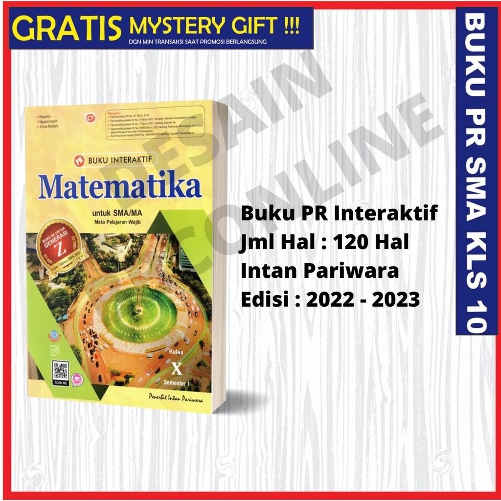BUKU PR/LKS INTERAKTIF MATEMATIKA WAJIB SMA KELAS 10 INTAN PARIWARA