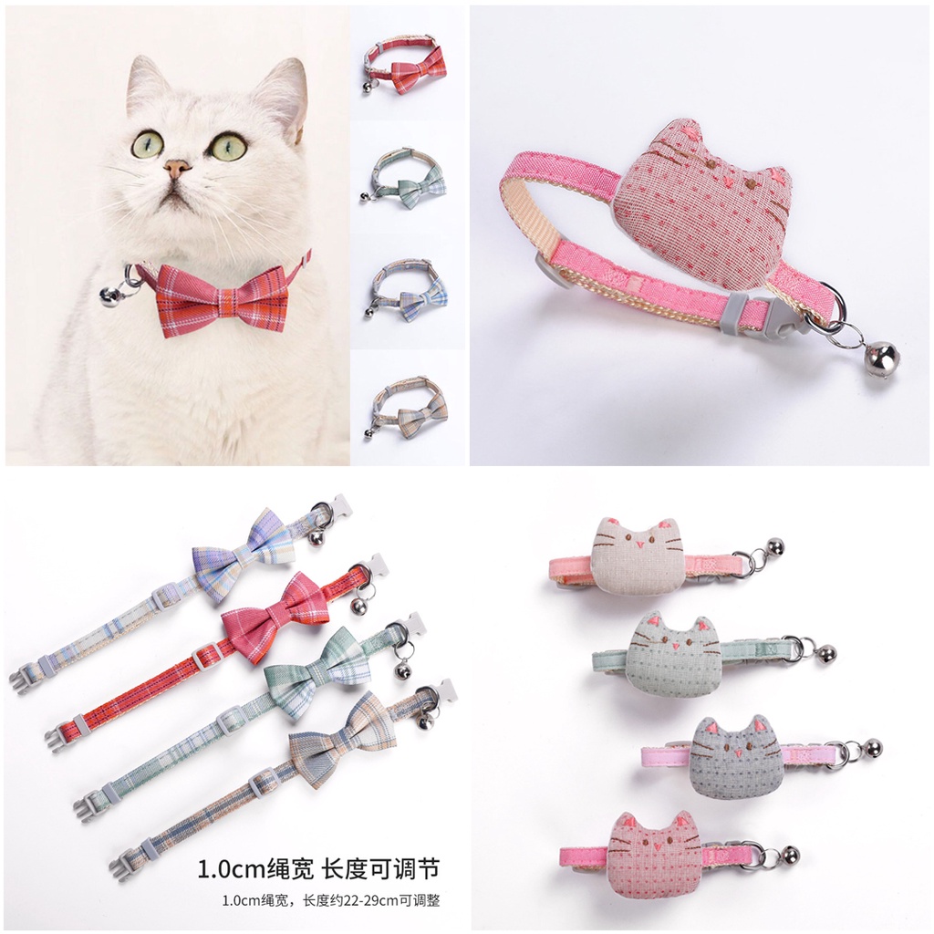 Tali Kalung Hewan Kucing Anjing lonceng / Pet  Collar Necklace Bell