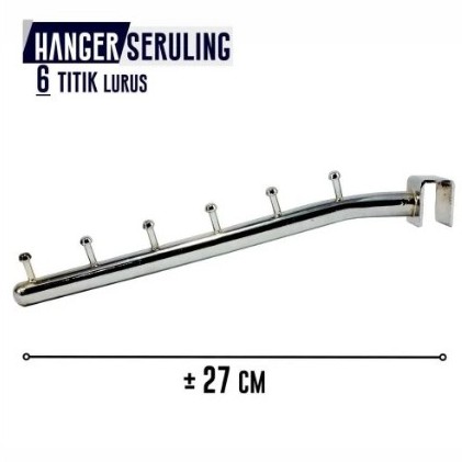 Gantungan besi hanger besi 6 suling