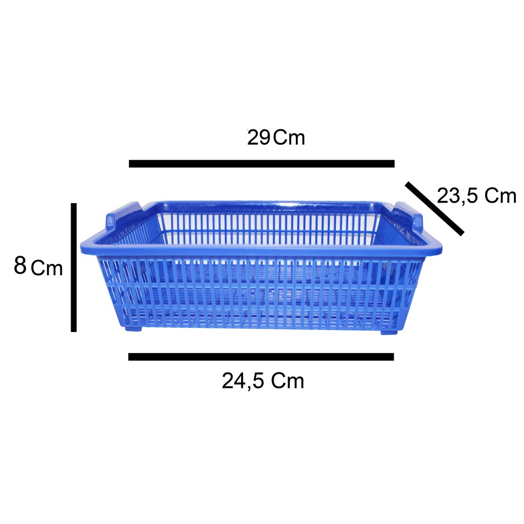 Tempat Surat Ukuran S / Keranjang Plastik Serbaguna Buah dan Sayur Doky