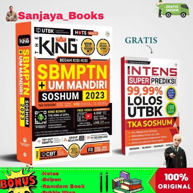 

BUKU THE KING SBMPTN SOSHUM + UM MANDIRI TPS 2022-2023 (PLUS BONUS) Star Seller Termurah