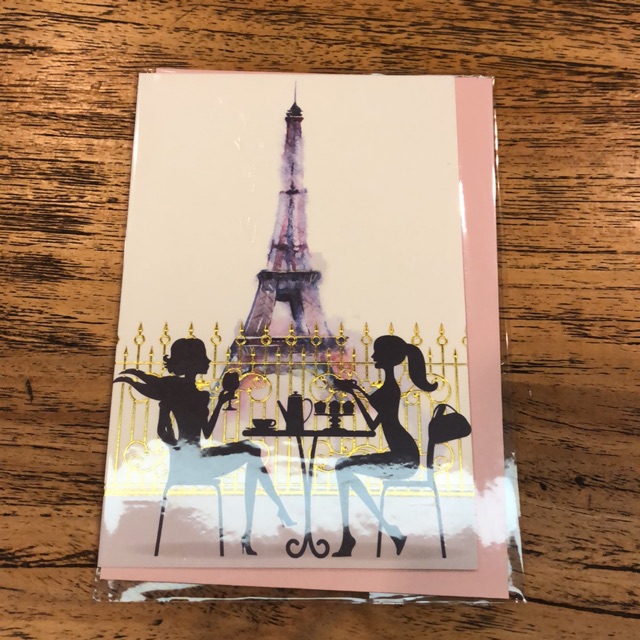 

Eiffel blank card