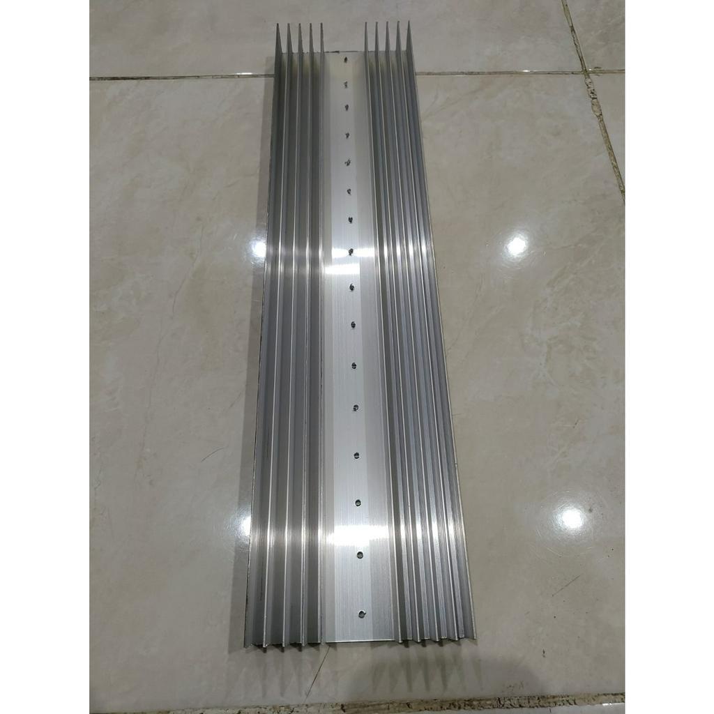 Terangshop17 Heatsink Heat Sink Pendingin Power Hs 40Cm 5 Sirip 10 Sirip 2Mm Sedang