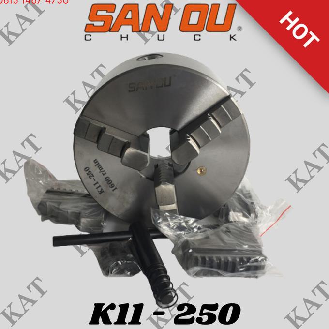 Chuck Bubut 10" 3 Jaw | Claw Bubut 3 Jaw | Catok Kepala Bubut 10 Inch