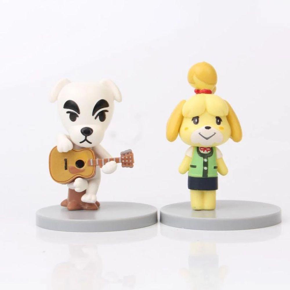 [Elegan] Animal Crossing Action Figure Kawaii Lucu Mainan Anak Ornamen Kartun Dekorasi Desktop Angka Anime