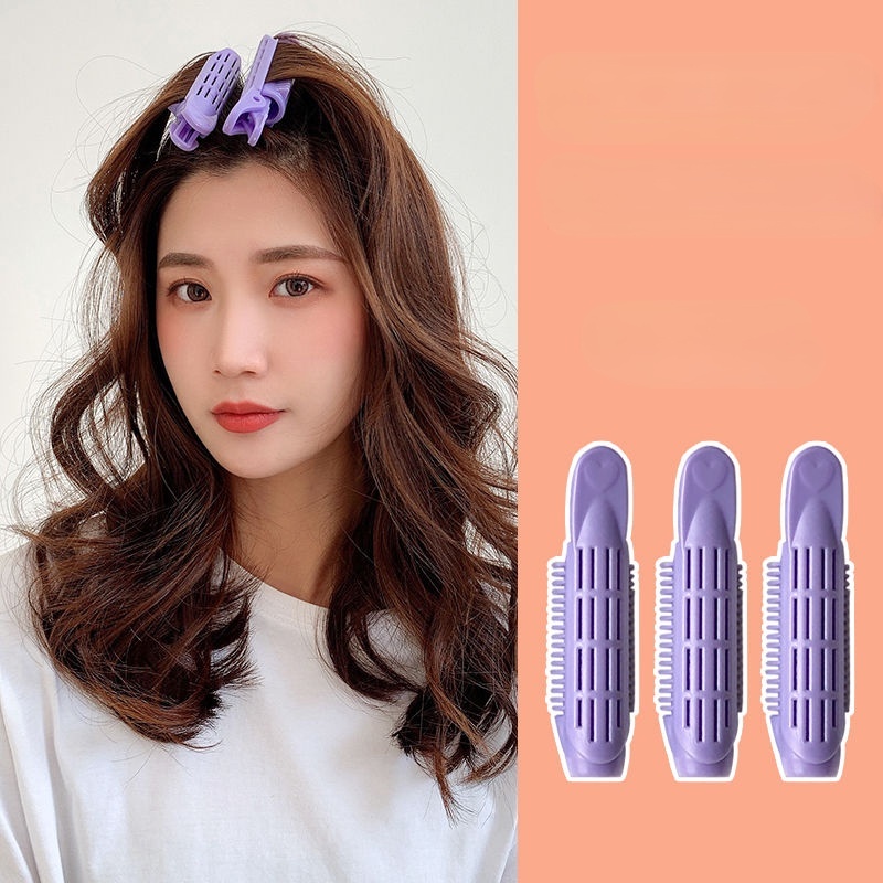 3pcs / set Jepit Rambut Fluffy Seamless Gaya Korea Untuk Wanita