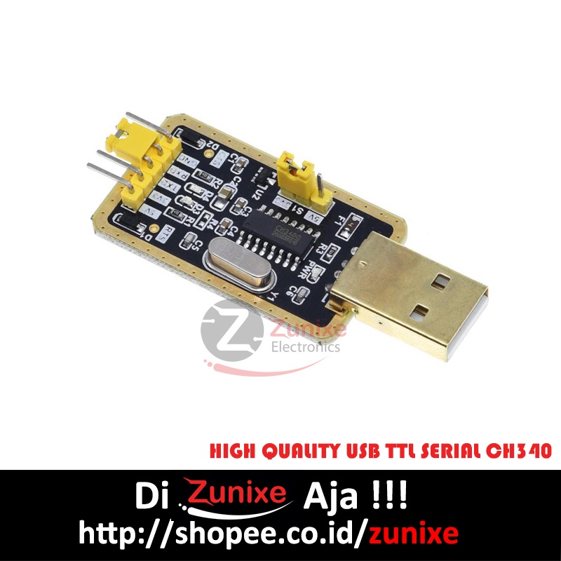 HIGH QUALITY USB TTL SERIAL CH340 GOLD PLATE WITH RESET &amp; CTS PIN