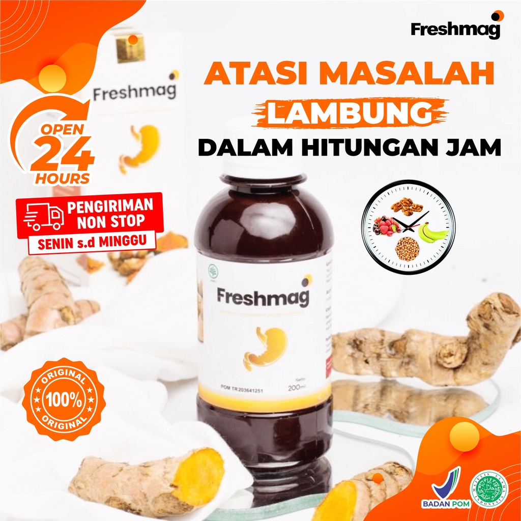 

ORIGINAL FRESHMAG - Fresh Maag Freshmaag Madu Asam Lambung Sakit Maag Nyeri Ulu Hati Infeksi Lambung
