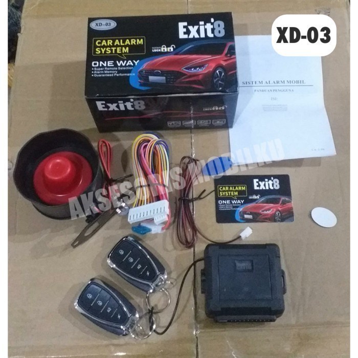 CAR ALARM MOBIL IGNIS MODEL REMOT REMOTE SILICON EXIT8