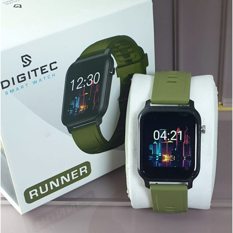 Jam Tangan Pria Atau Wanita Digitec Runner Smart Watch Garansi 1 Tahun