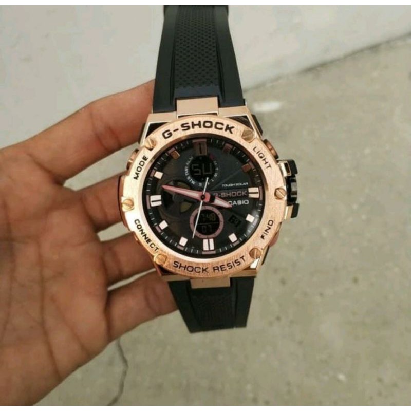 Jam Tangan GSTB8600 Jam Tangan GLS8600 Jam Tangan Besi Tahan Air Pria Jam Tangan Water Resist