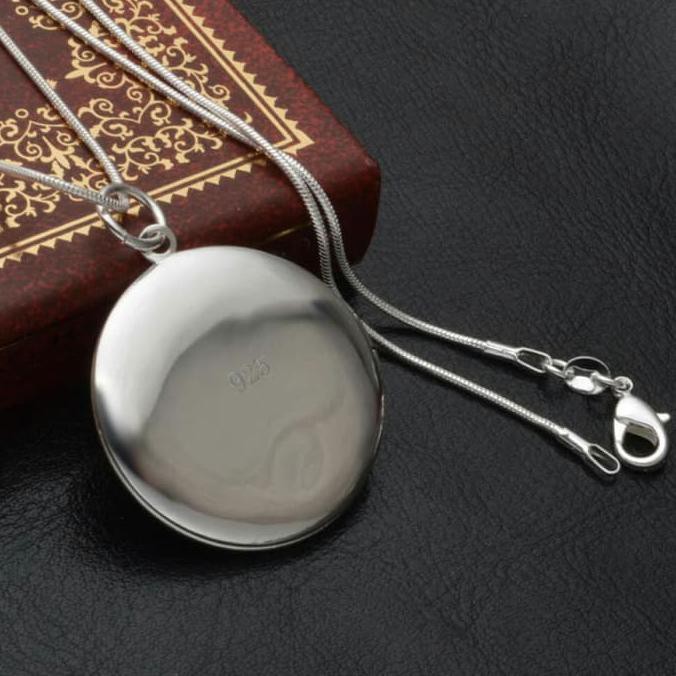 Hot Lc81 - Kalung Frame Foto Locket Vintage Retro Kuno Antik Jadul