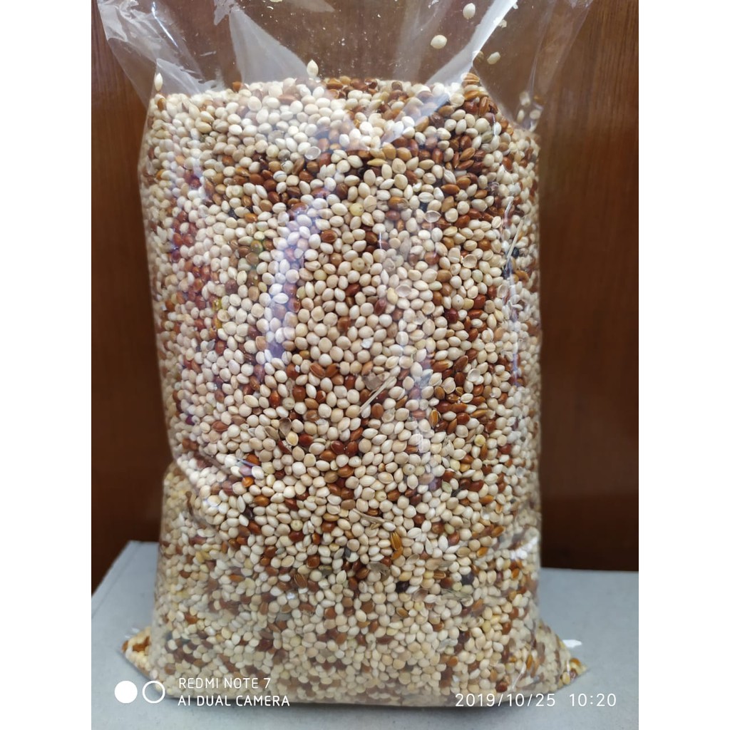 millet/milet campur putih merah 1kg