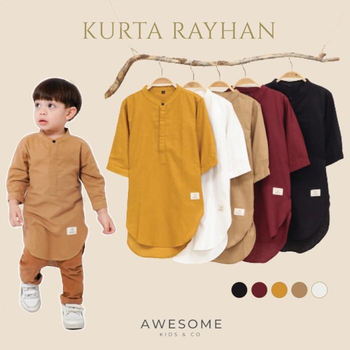 Kemeja Koko Kurta Anak Awesome Kids&Co Kurta Rayhan-Baju Muslim Anak