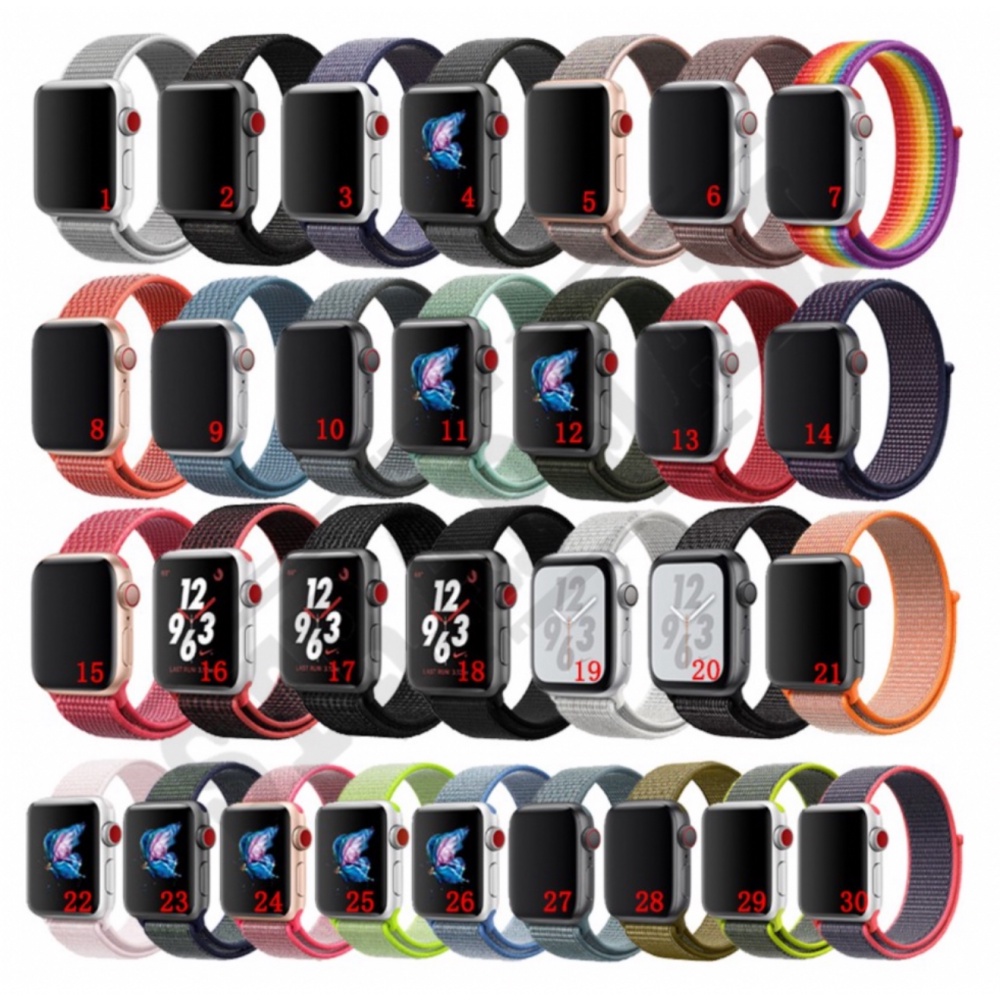 Strap Apple Watch 38mm 40mm 41mm - Tali Jam Tangan Sport Loop Nilon