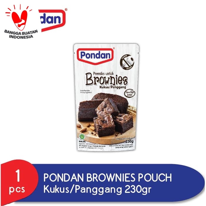 

T20Re Pondan Brownies Kukus Panggang Pouch 230 Gr Ht51Gr