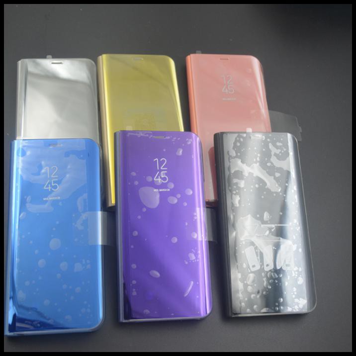 Flip Cover Handphone Flip Clear View Standing Cover Casing Samsung Galaxy Note 5 Note5