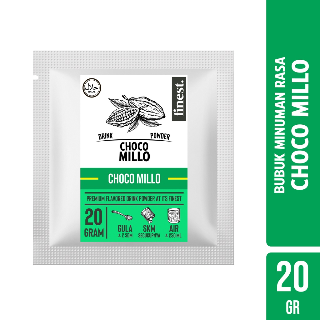 

Bubuk Minuman Rasa Choco Millo Drink Powder Kemasan Sachet 20 Gram