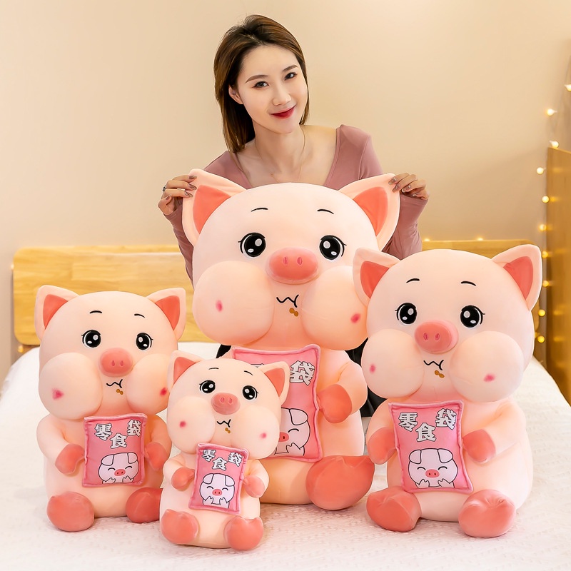 FOODIE PIGGY / PIGGY DOLL / BONEKA BABI/ BONEKA IMPORT / BONEKA LUCU/ BONEKA PLUSH