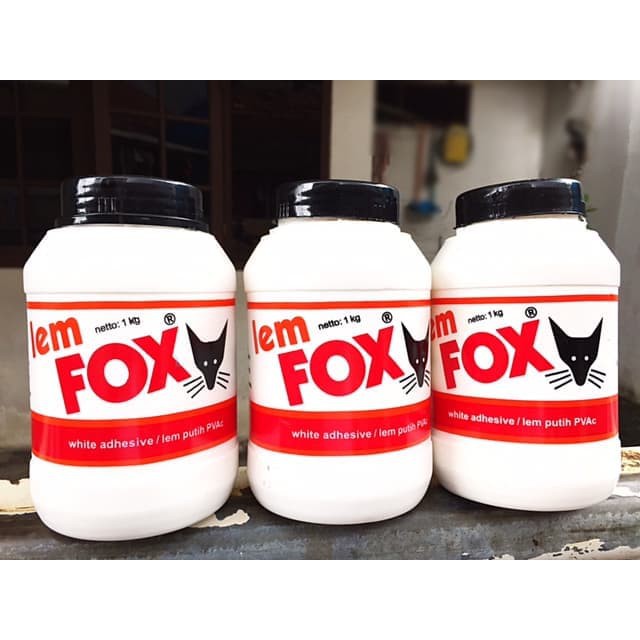 

LEM KAYU 1KG / LEM FOX BOTOL / LEM PUTIH BOTOL / LEM FOX