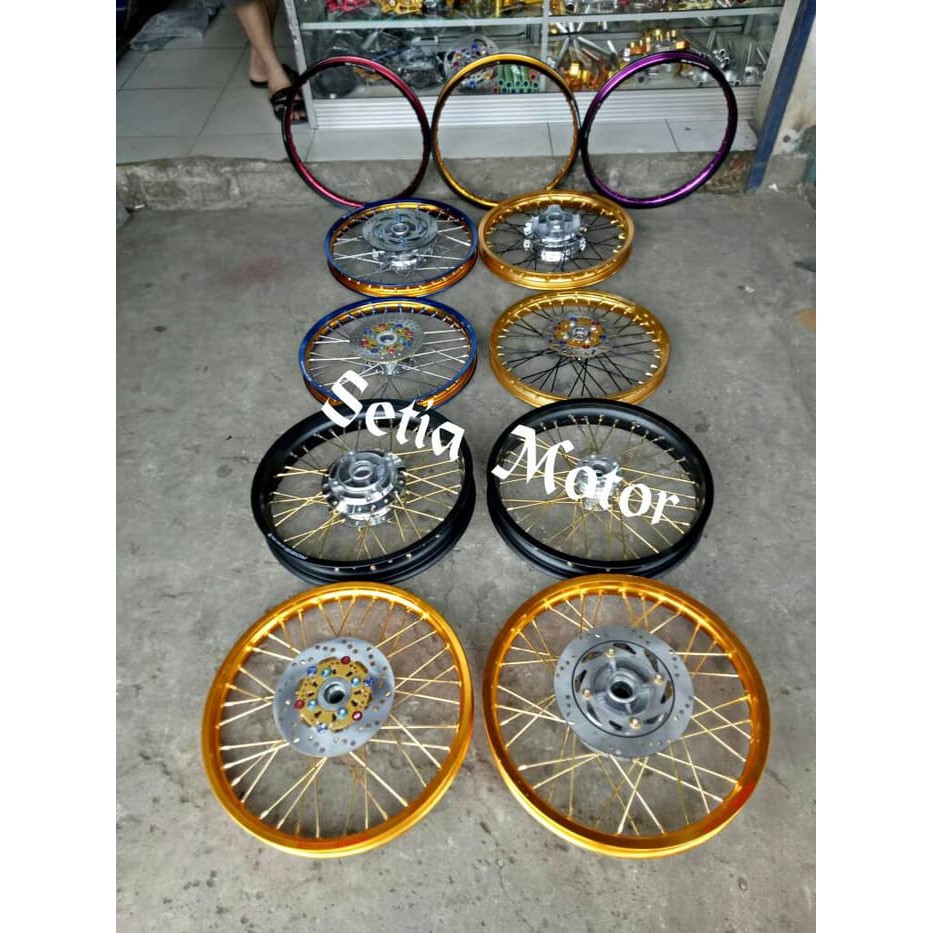 Velg Rx King Sepaket TDR 160 185 Ring 17 Tromol Jari Jari Cakram