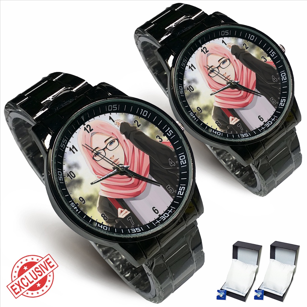 Jam Tangan Rantai Couple HIJAB - 1 (Nice)