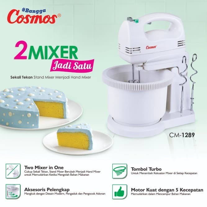 Cosmos CM-1289 - Stand Mixer 100%ORIGINAL