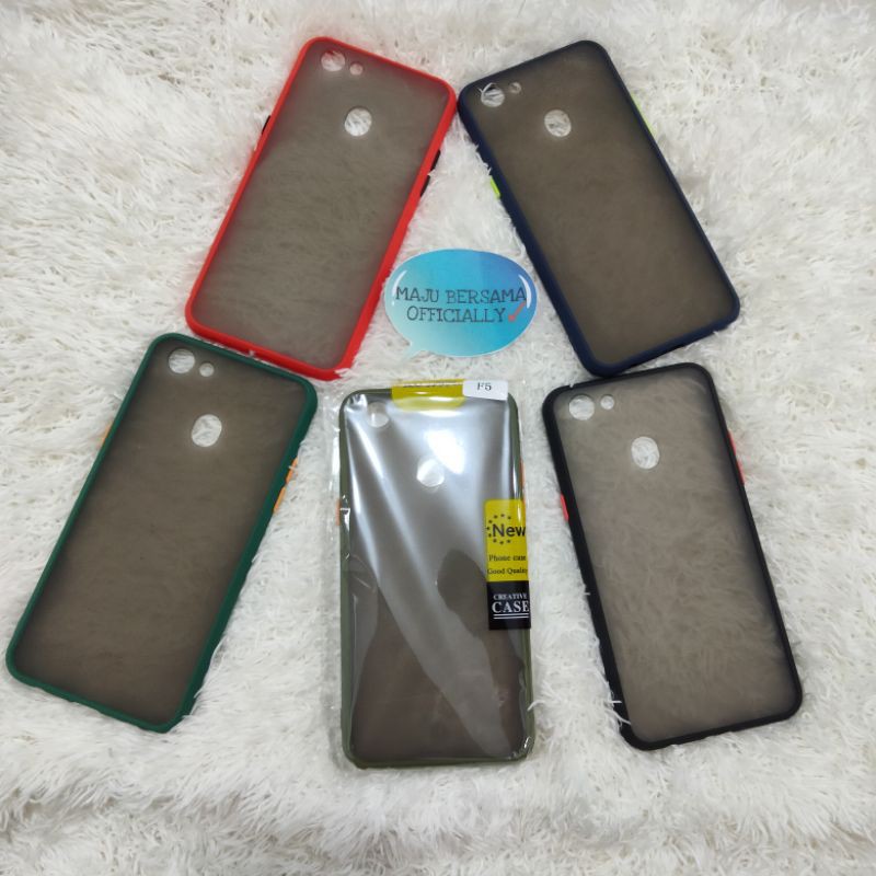 [MB] Softcase Bumper Case Aero OPPO F5 free antigores/ My choice Case Silikon OPPO F5