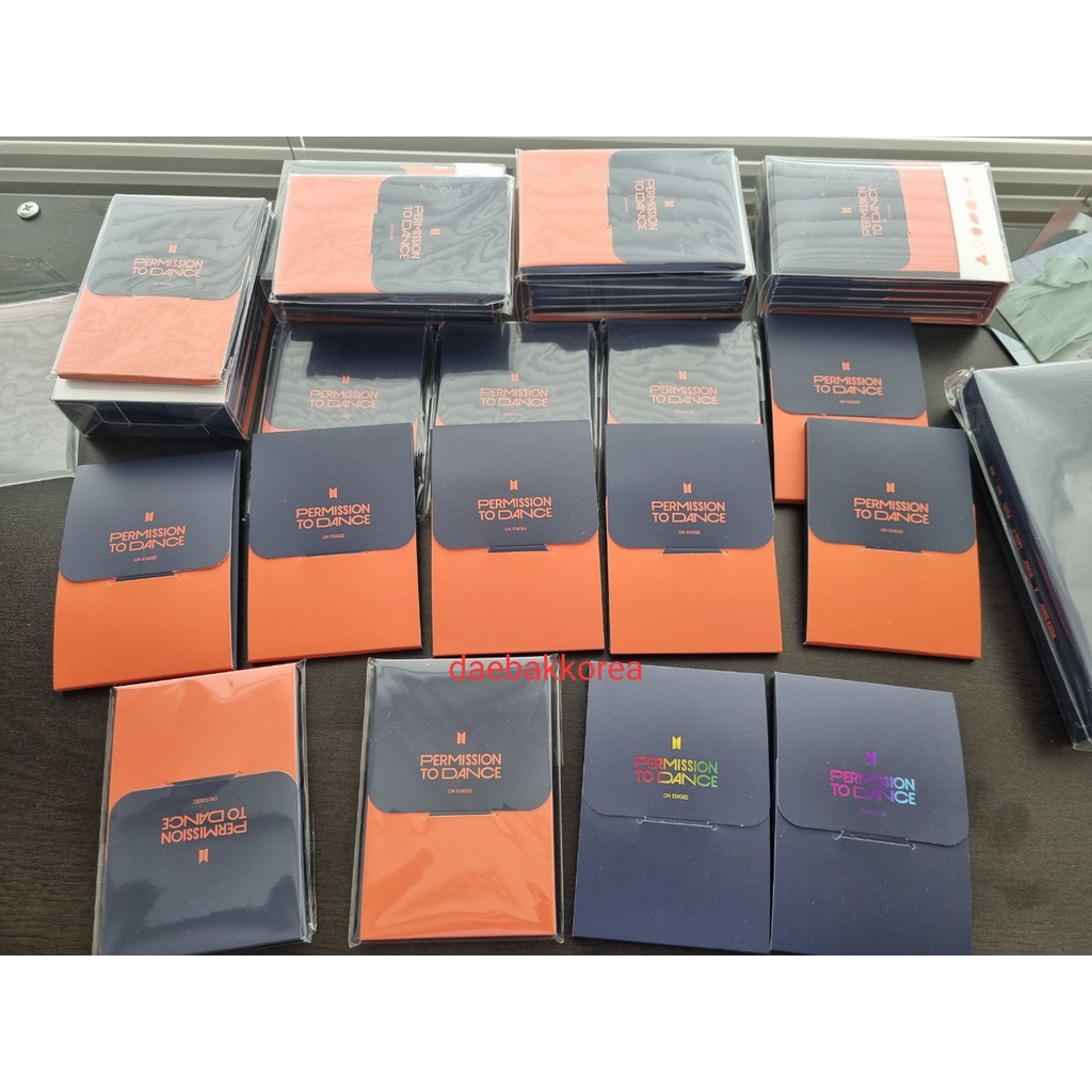 [Ready stok] Mini photocard bts permission to dance