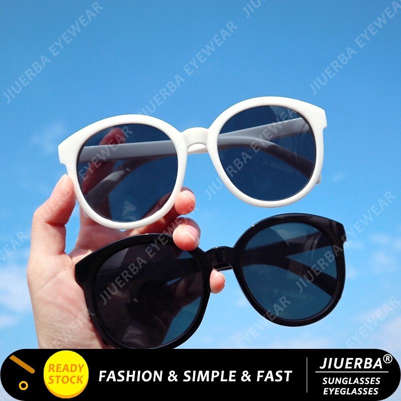 ✅Grosir Jam Senen - Kacamata Hitam Korean Gaya Wanita INS Fashion Style Kacamata Hitam Cewek Bulat Sunglasses