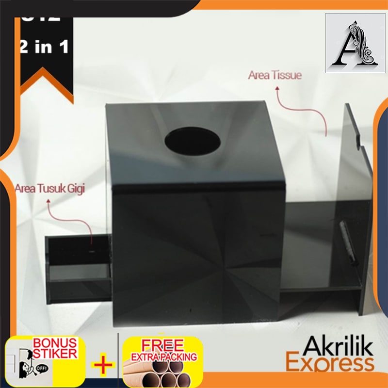 

Grosir Tempat tissue 2 in 1 / tempat tissue unik / tempat tissue