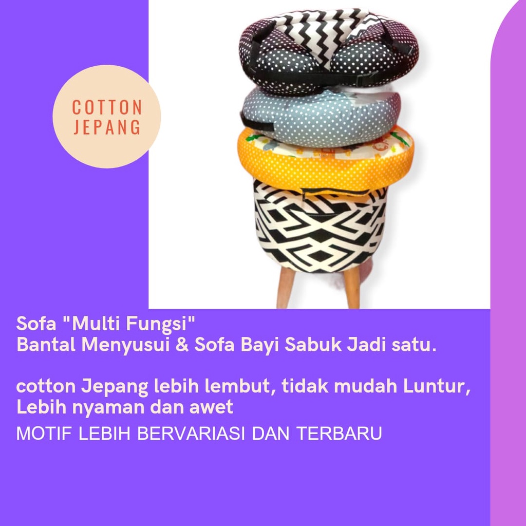 Cod 3 in 1 sofa bayi Retro Miss Oo