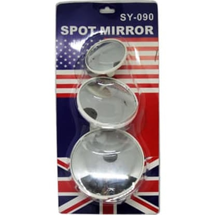KACA SPION / SPOT MIRROR SY090 3 PCS KACA CEMBUNG UNIVERSAL