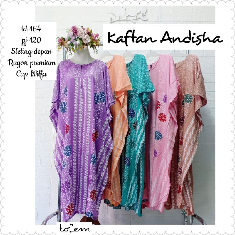 KAFTAN CAP ANDHISA / DASTER KAFTAN / KAFTAN BATIK CAP / DASTER LOWO / LOWO CAP / DASTER PREMIUM