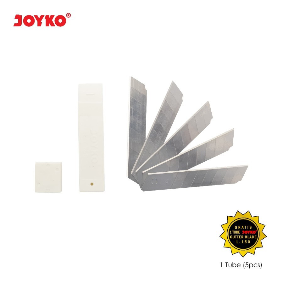 Paket Cutter / Pemotong Joyko L-500 + Refill L-150