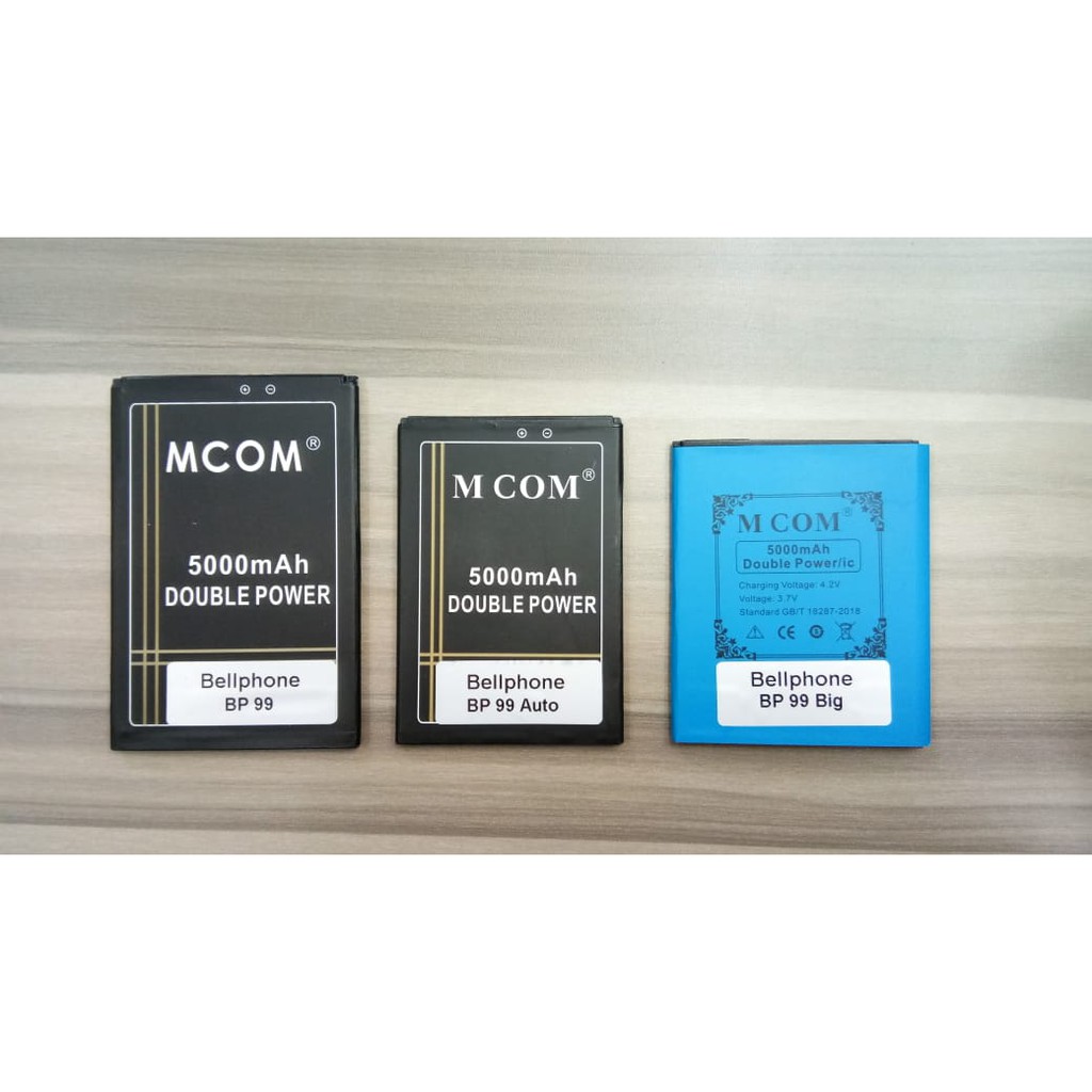 Mcom Battery Batre Baterai Double Power Mcom Bellphone BP99 Auto - BP 99 Auto