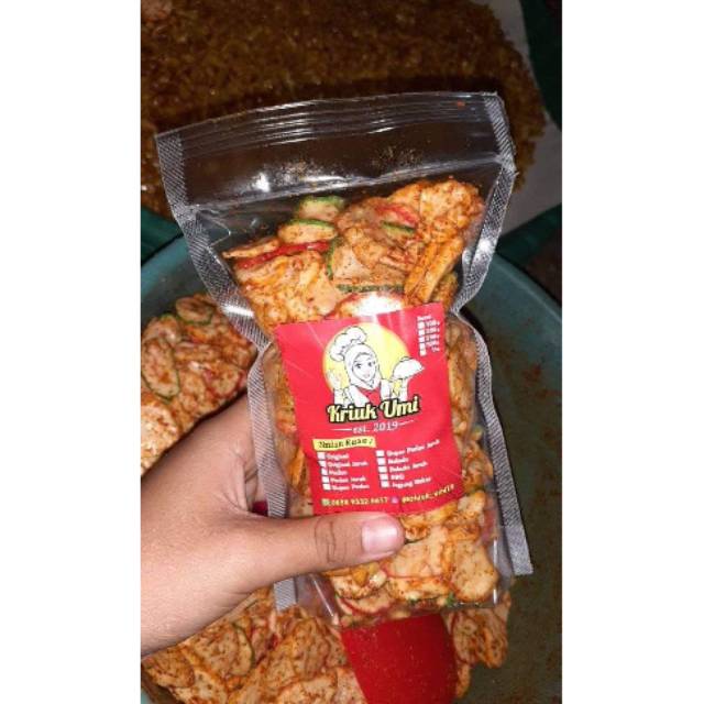 

Krupuk seblak bantat