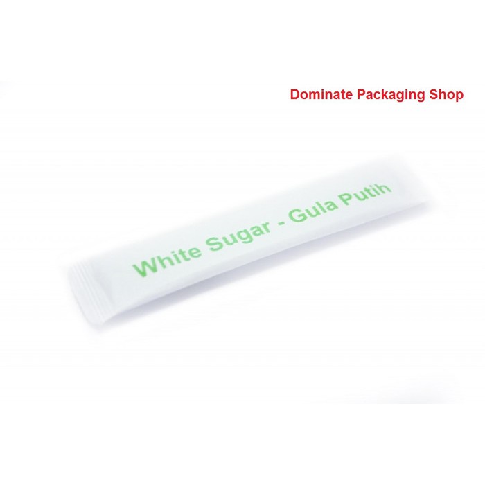 

Eksklusif White Sugar Stick / Gula Putih Stick 7gram , 250 sachet Spesial