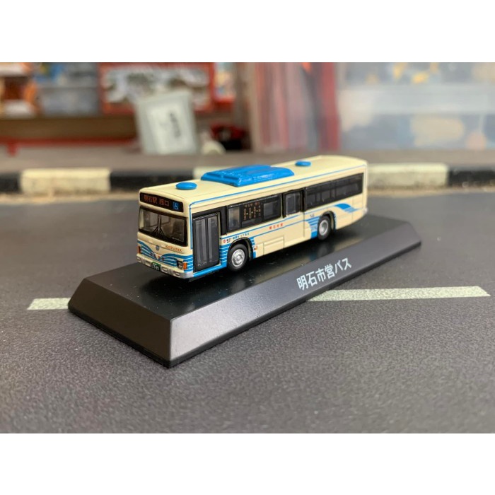 Kyosho 1/150 Bus Akashi Municipal - Panjang 7 cm