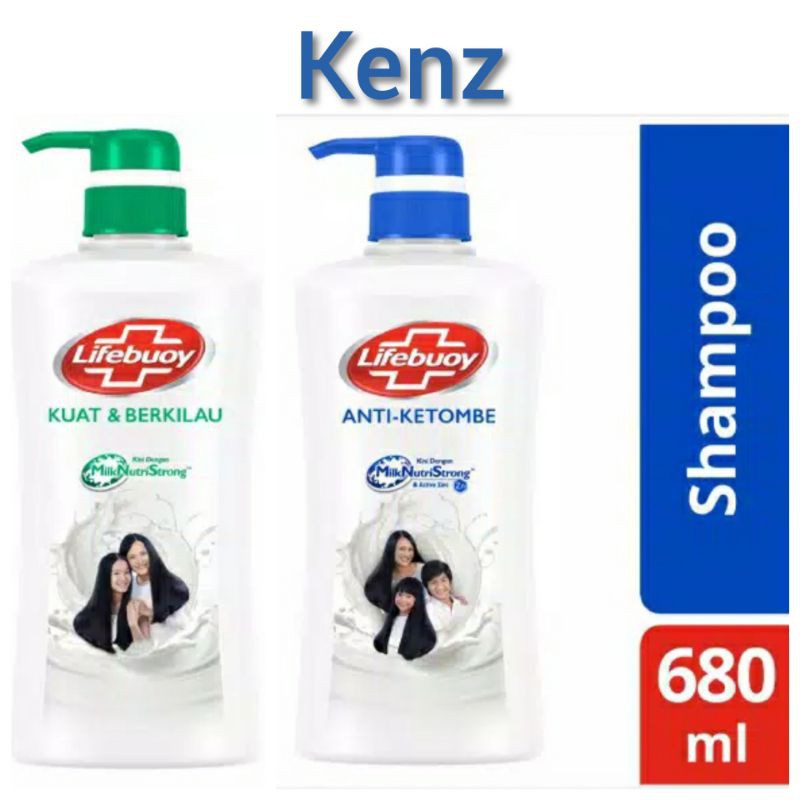 Lifebuoy Shampoo Anti Ketombe / Kuat &amp; Berkilau 680ml