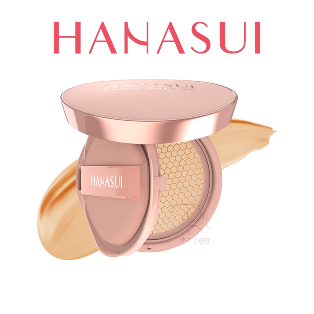 Hanasui Serum Cushion Foundation Flawless Natural Dewy Finish 15gr BPOM