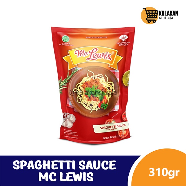 

Spaghetti Sauce 310 Gr - Mc Lewis