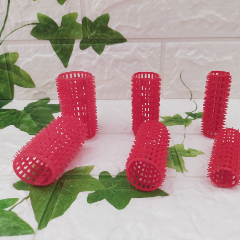 ELEGANCE ROLL SET KECIL SEDANG BESAR  ROL RAMBUT KERITING CURLY WAVE