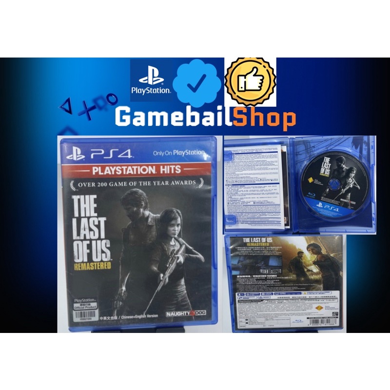 PS4 Game - The Last of us TLOU Part 1 ( Reg All / 2 / English ) Kaset Game BD FISIK PS4