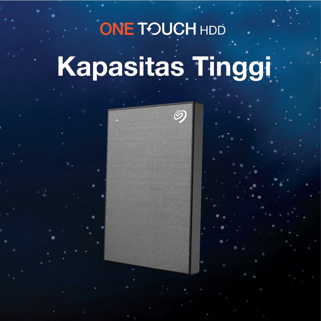 Seagate One Touch HDD - Hardisk Eksternal 1TB +  Pouch ( Pengganti Seagate Backup Plus ) Image 6