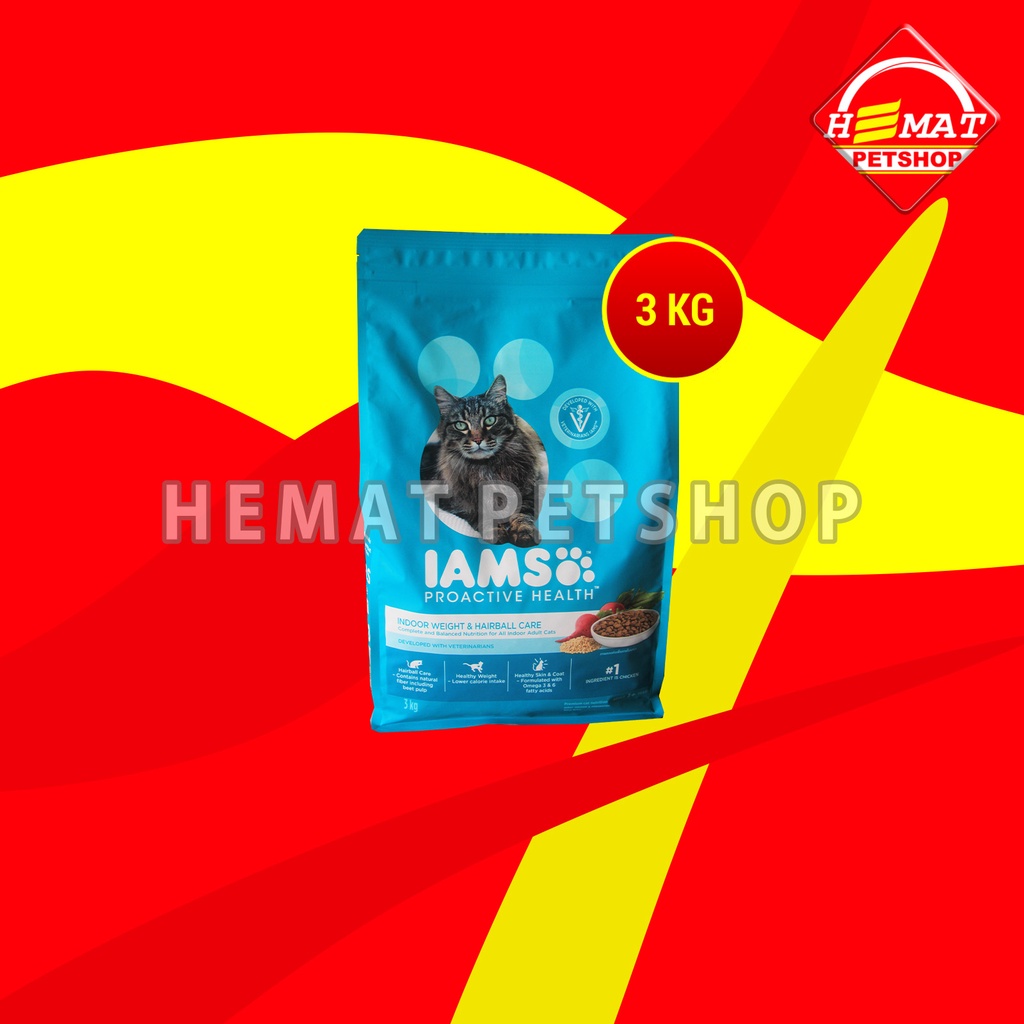 Makanan Kering Kucing IAMS Dry Cat Food Adult Proactive Health 3 KG