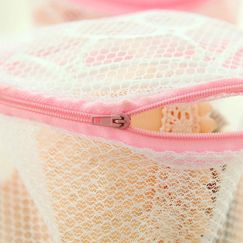 Keranjang Bra Cuci Laundry Bag Zip Net Mesh Sock Mesin Cuci Keranjang Pakaian Dalam