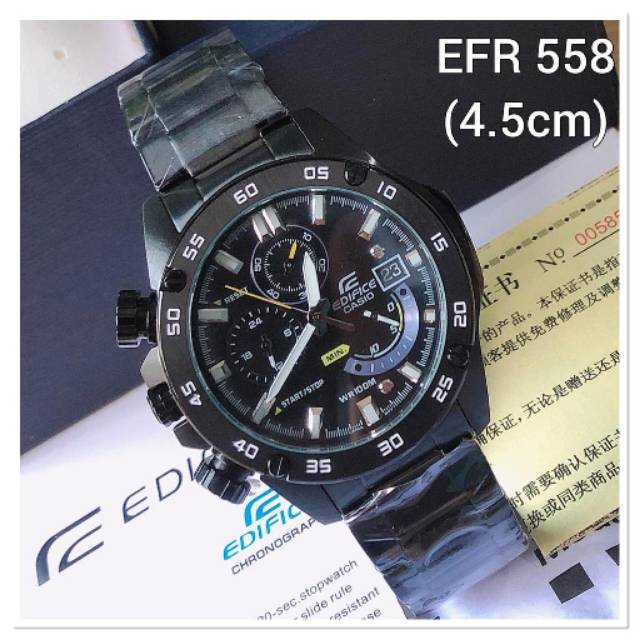 CASIO EDIFICE EFR558 | EFR 558 BLACK FULLSET