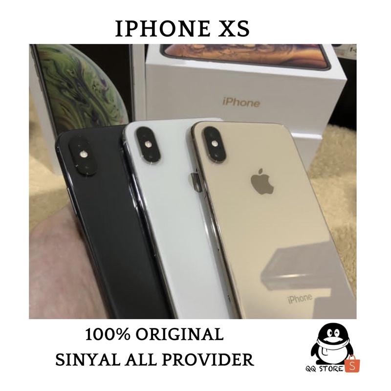 iPhone XS 64GB/256GB/512GB BEKAS ORIGINAL 100% | MULUS FULLSET